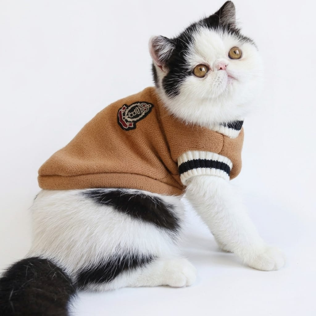 Preppy V-Neck™ Cat Sweater Vest