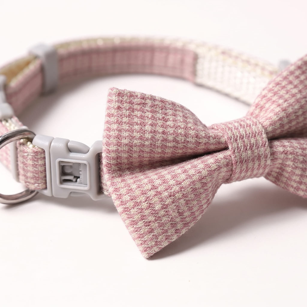 Classic Gingham Cat Bow Tie Collar