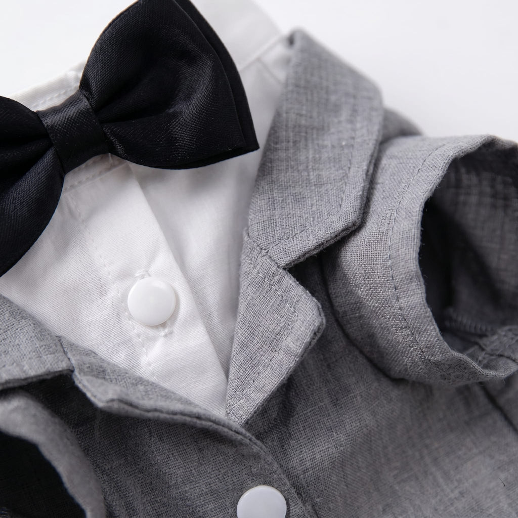 Formal Tuxedo Cat Suit with Bow Tie™