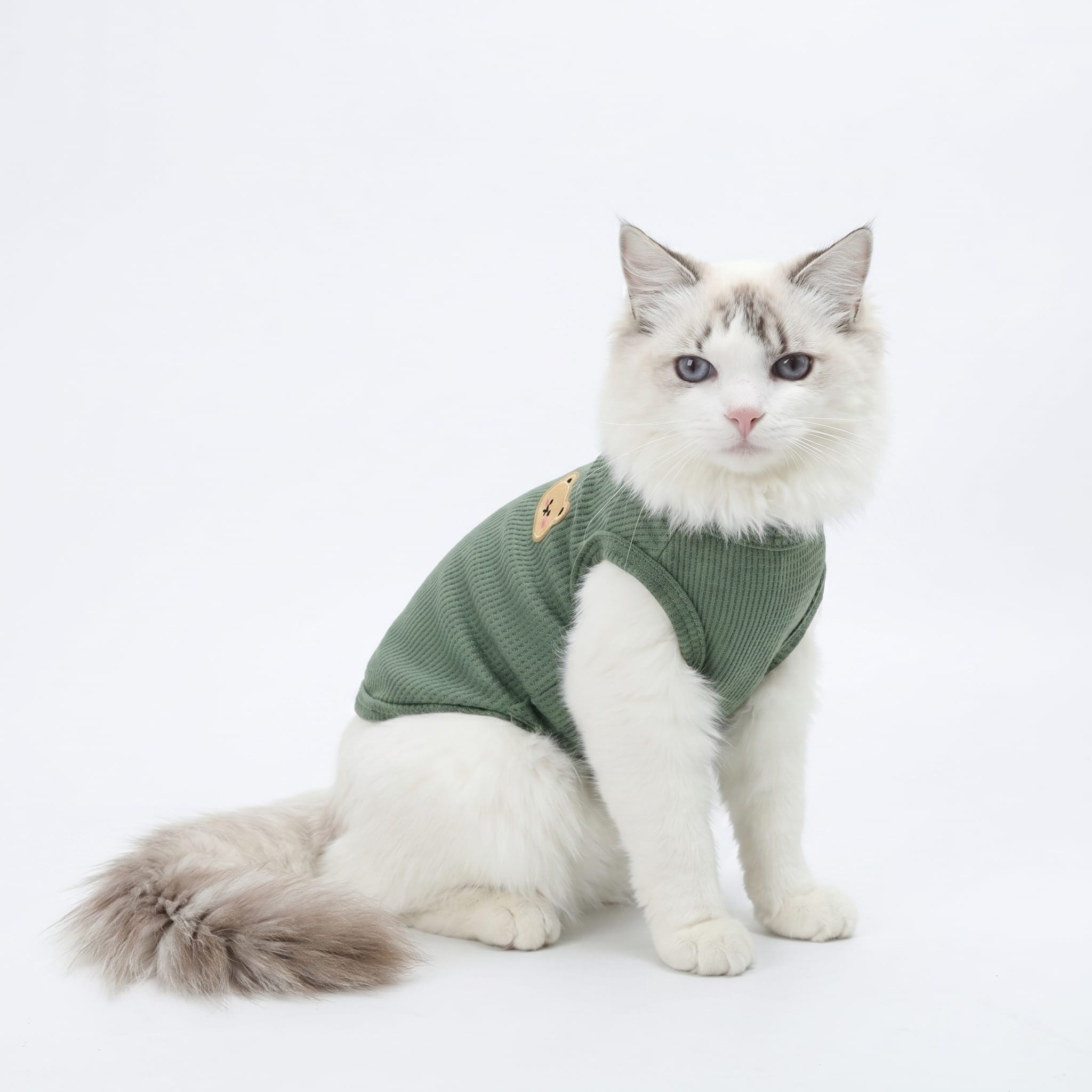 Cozy Knit Cat Tank Sweater