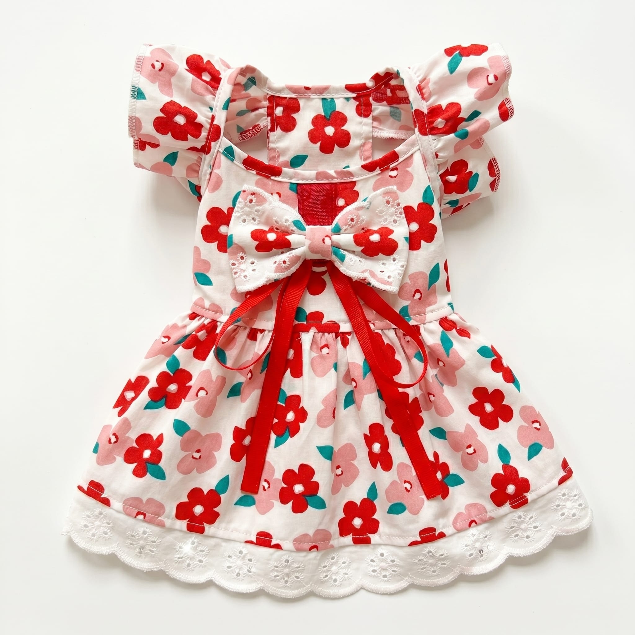 Cat Dress with Matching Bow