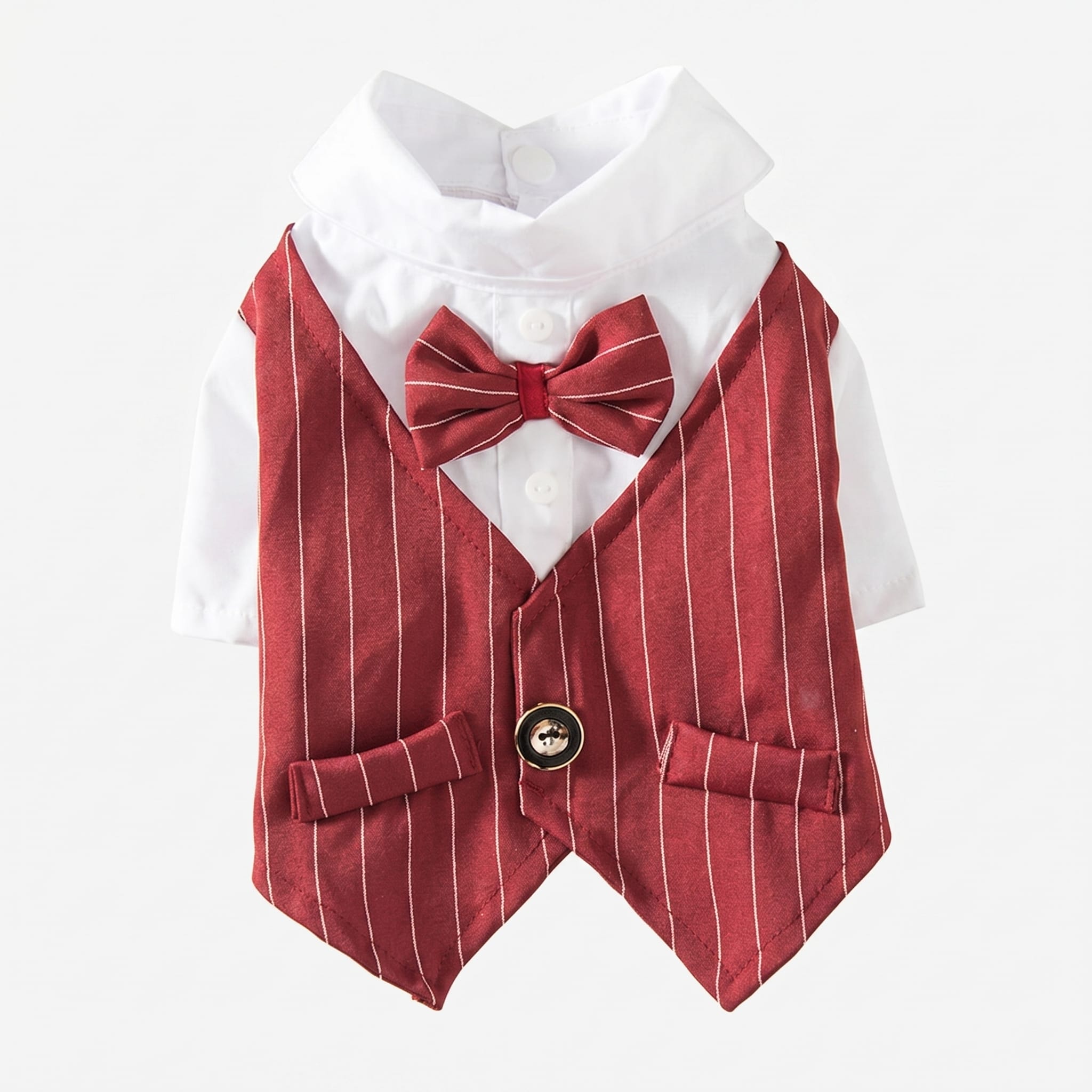 Gentleman Pinstripe Cat Suit