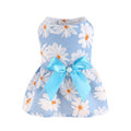 Fruit Print Bow Cat Summer Dress