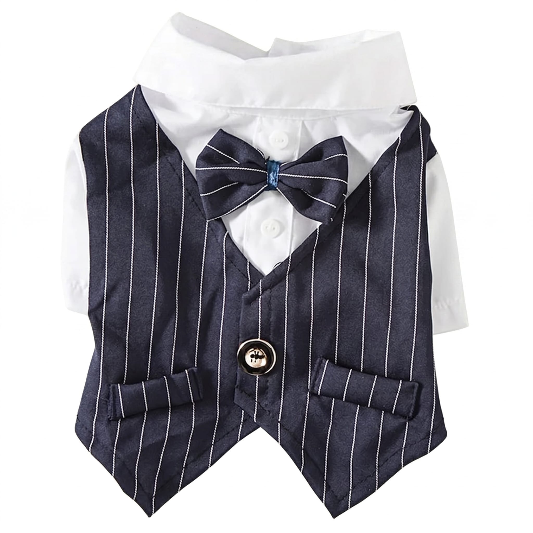 Gentleman Pinstripe Cat Suit