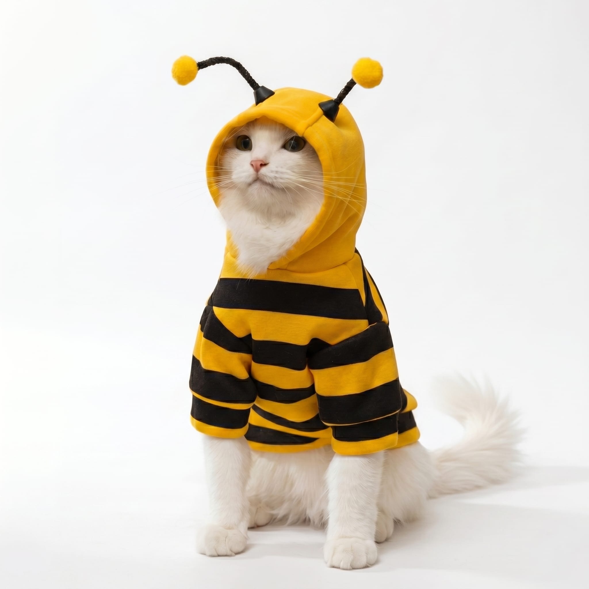 Bee Costume Cat Hoodie