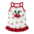 Cherry Strappy Cat Summer Dress