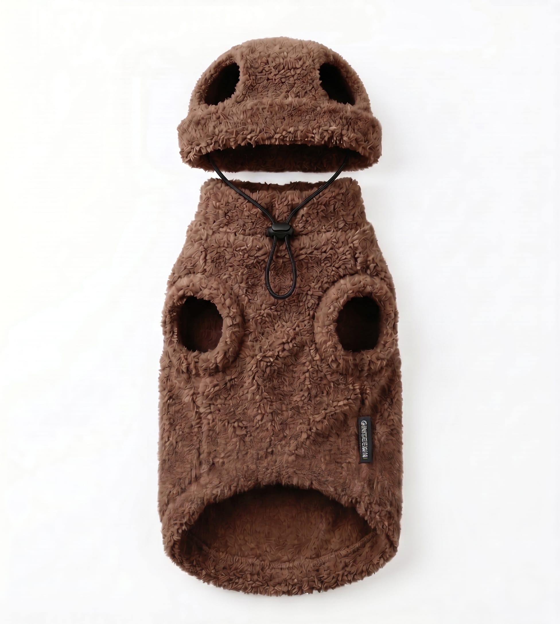Ultra-Soft Teddy Fleece Cat Sweater with Hood