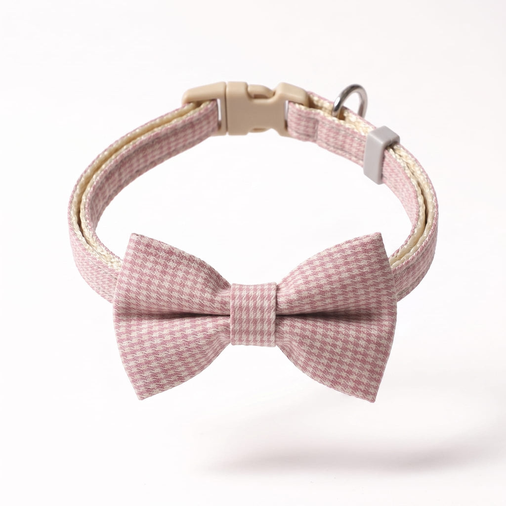 Classic Gingham Cat Bow Tie Collar