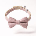 Classic Gingham Cat Bow Tie Collar