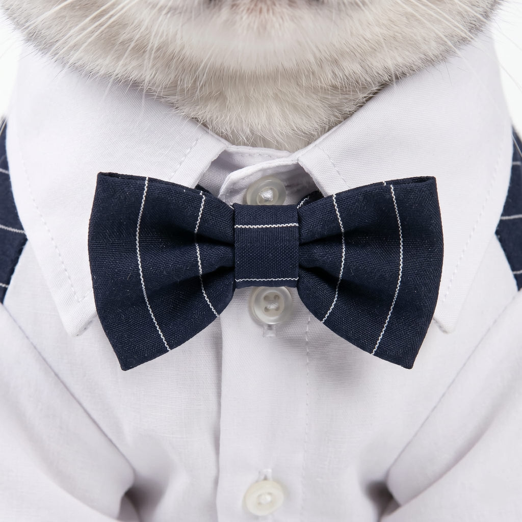 Gentleman Pinstripe Cat Suit