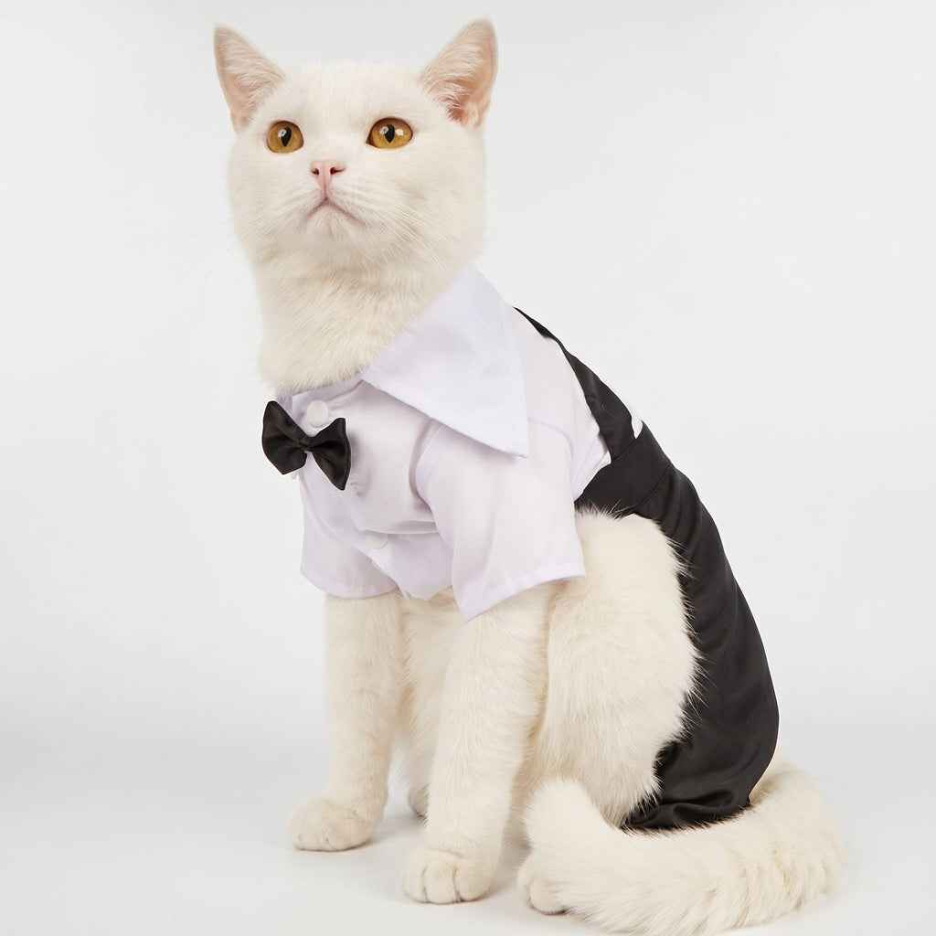 Formal Cat Shirt & Bow Tie Suit