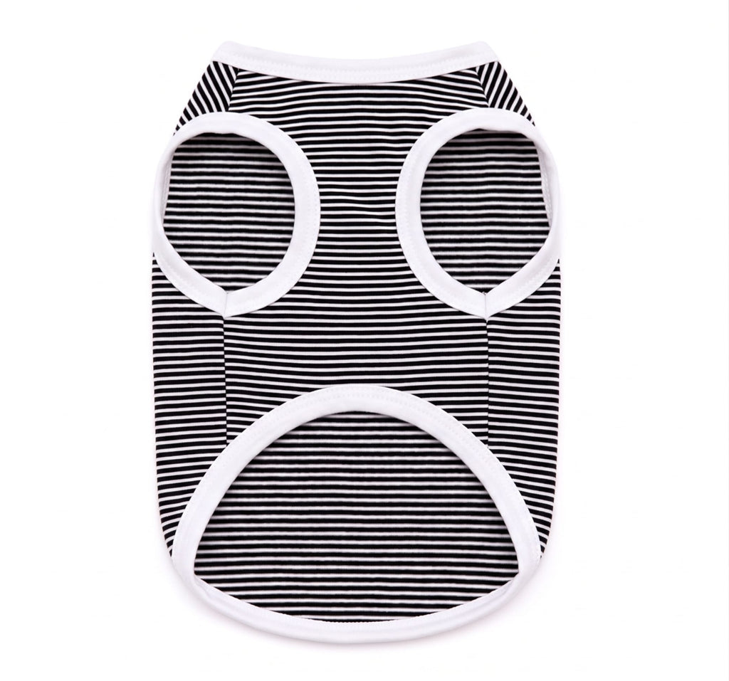 Classic Striped Cat Sleeveless Shirt