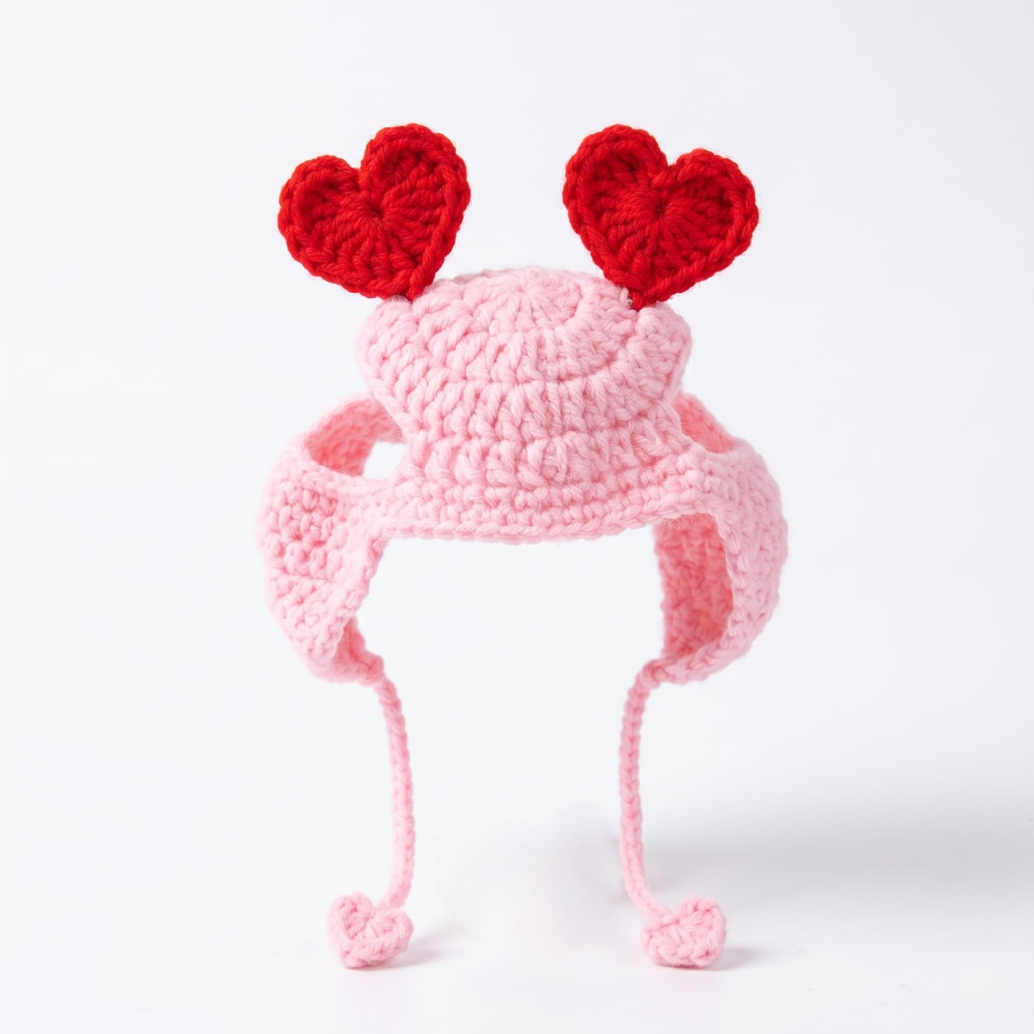 Sweetheart® Crochet Cat Earflap Hat