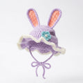 Purple Bunny® Crochet Cat Hat