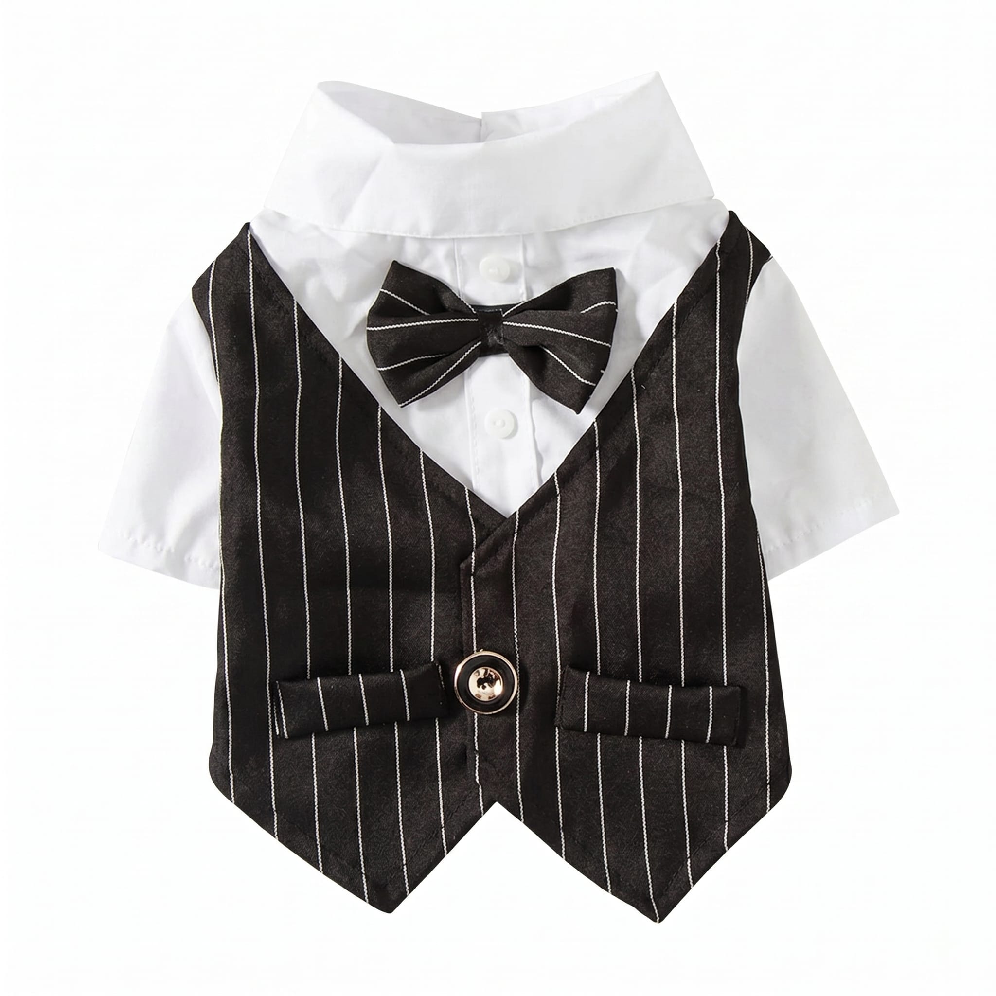Gentleman Pinstripe Cat Suit